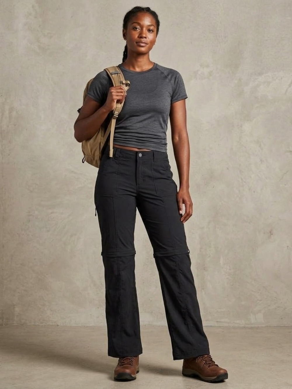 Prana Women's Black Convertible Cargo Pants